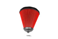 Eventuri Type L Replacement Air Filter - Genuine High-Flow Dry Cone, MAF Safe, ISO 5011 - For Reverse-Mount Carbon Intakes - BMW B48/B58 (G20/G21/G22, Z4 G29), Toyota Supra A90, Mercedes A35/A250/CLA35