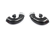 Load image into Gallery viewer, Eventuri Carbon Fibre (Carbon Fiber) Turbo Inlet Pipes for BMW X5M F95, X6M F96, XM G09 &amp; X5 M60i (S63/S68) – High-Flow Performance Turbo Inlets Upgrade
