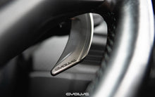 Load image into Gallery viewer, Evolve T-6061 Aluminium Billet Paddle Shifters for BMW M3 E90 E92 E93 - Extended Full Replacement, OEM Control Unit, Anodised Black or Titanium - Fits M Performance Steering Wheel

