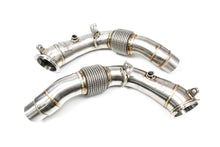 Load image into Gallery viewer, Evolve Catless Turbo Downpipes - BMW F10 M5 | F12/F13 M6 (S63)
