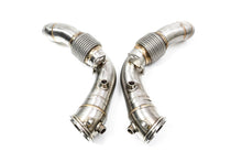 Load image into Gallery viewer, Evolve Catless Turbo Downpipes - BMW F10 M5 | F12/F13 M6 (S63)
