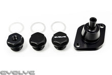 Load image into Gallery viewer, BMW N54 N55 S55 Billet Aluminium Oil Thermostat Housing Cover Dress-Up Kit – Evolve Performance | CNC Machined 6061-T6, Anodised | Includes 1/8 NPT Adapter | Direct Fit OEM+ Upgrade
