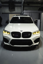 Load image into Gallery viewer, OSPREY BMW X3M/X4M Front Mount Intakes - Hand Made 6061 Aluminium, 200mm Filters, Fitted Installation Only, Wrinkle Black Finish
