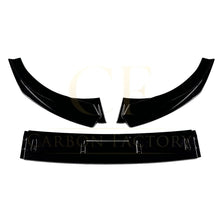 Load image into Gallery viewer, V Style Gloss Black Front Splitter for Audi A3 8V S Line &amp; S3 13-16
