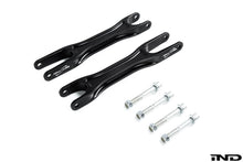 Load image into Gallery viewer, Fall-Line Motorsports Billet Aluminium Rear Trailing Arm Set for BMW E9X M3 (E90/E92/E93) &amp; E82 1M - CNC Machined Hard Anodised Performance Suspension Upgrade
