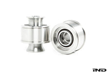 Load image into Gallery viewer, Fall-Line Motorsports Rear Lower Tension/Trailing Arm Outer Spherical Bearing (Pair) for BMW E9X M3 (E90/E92/E93) &amp; E82 1M - Stainless FK, Made in USA, Replaces 33326763092
