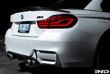 Load image into Gallery viewer, Fall-Line Motorsports Tow Hook Strap for BMW F87 M2/M2C, F80 M3, F82/F83 M4 (F8X) &amp; Toyota A90/A91 MK5 Supra - CNC Machined, Motorsport Grade, Made in USA
