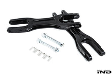 Load image into Gallery viewer, Fall-Line Motorsports Adjustable Rear Camber Arms + Shim Set - Billet CNC Lower Control Arms for BMW G8X/F8X M3/M4 &amp; E9X M3 (True Rear Coilover Conversion Only)
