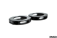 Load image into Gallery viewer, Fall-Line Motorsports Harness Collar Set for 1.75 in OD (1-3/4 in, 44.45 mm) Roll Bars/Roll Cages - Racing Harness Strap Guides Clamps - Black Anodized Aluminum - Set of 2 - Made in USA
