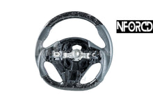 Load image into Gallery viewer, BMW F Series Forged Carbon Fibre Flat Bottom Steering Wheel Rim, M Style Perforated Leather, Fits F20 F21 F22 F23 F30 F31 F34 F35 F32 F33 - Direct Replacement
