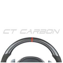Load image into Gallery viewer, BMW Gxx LCI CARBON FIBRE / ALCANTARA FLAT BOTTOM CUSTOM STEERING WHEEL
