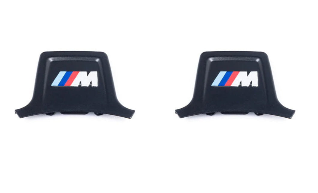 Genuine BMW M Performance Rear Brake Caliper Retaining/Spring Clip Set with M Logo (Black or Red) - OEM Pair for M Sport & M Performance Brakes - Fits G87 M2, G80/G82 M3/M4, F90 M5, G05 X5, G06 X6, G07 X7