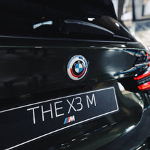 Load image into Gallery viewer, Genuine OEM BMW M Performance Heritage 50 Years Badge Set - Front Bonnet/Hood &amp; Rear Boot/Trunk Roundel Emblems (50 Jahre BMW M)
