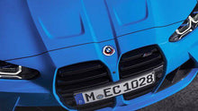 Load image into Gallery viewer, Genuine OEM BMW M Performance Heritage 50 Years Badge Set - Front Bonnet/Hood &amp; Rear Boot/Trunk Roundel Emblems (50 Jahre BMW M)
