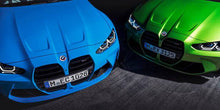 Load image into Gallery viewer, Genuine OEM BMW M Performance Heritage 50 Years Badge Set - Front Bonnet/Hood &amp; Rear Boot/Trunk Roundel Emblems (50 Jahre BMW M)
