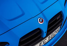 Load image into Gallery viewer, Genuine OEM BMW M Performance Heritage 50 Years Badge Set - Front Bonnet/Hood &amp; Rear Boot/Trunk Roundel Emblems (50 Jahre BMW M)
