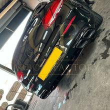 Load image into Gallery viewer, AMG Style Gloss Black Rear Diffuser &amp; Exhaust Tips for Mercedes Benz W205 C Class &amp; C63 Coupe 15-21
