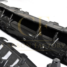 Load image into Gallery viewer, AMG Style Gloss Black Rear Diffuser &amp; Exhaust Tips for Mercedes Benz W205 C Class &amp; C63 Coupe 15-21
