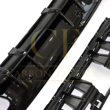Load image into Gallery viewer, CF Style Gloss Black Rear Diffuser &amp; Exhaust Tips for Mercedes Benz W205 C Class &amp; C63 Saloon &amp; Estate 15-21
