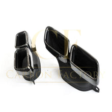 Load image into Gallery viewer, Z Style Gloss Black Rear Diffuser &amp; Exhaust Tips for Mercedes Benz W205 C Class &amp; C63 Saloon &amp; Estate 15-21
