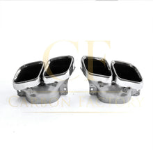 Load image into Gallery viewer, Z Style Gloss Black Rear Diffuser &amp; Exhaust Tips for Mercedes Benz W205 C Class &amp; C63 Saloon &amp; Estate 15-21
