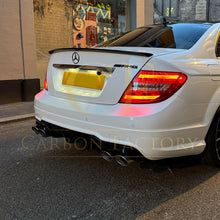Load image into Gallery viewer, AMG Style Gloss Black Rear Diffuser for Mercedes Benz W204 C Class 12-14
