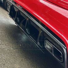 Load image into Gallery viewer, AMG Style Gloss Black Rear Diffuser with Exhaust Tips for Mercedes Benz W176 A Class 13-18
