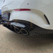 Load image into Gallery viewer, Brabus Style Gloss Black Rear Diffuser &amp; Exhaust Tips for Mercedes Benz W118 CLA 19-25
