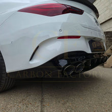 Load image into Gallery viewer, Brabus Style Gloss Black Rear Diffuser &amp; Exhaust Tips for Mercedes Benz W118 CLA 19-25
