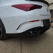 Load image into Gallery viewer, Brabus Style Gloss Black Rear Diffuser &amp; Exhaust Tips for Mercedes Benz W118 CLA 19-25
