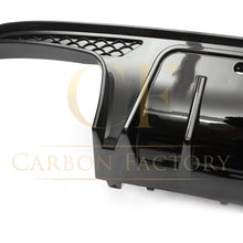 Load image into Gallery viewer, Brabus Style Gloss Black Rear Diffuser &amp; Exhaust Tips for Mercedes Benz W205 C Class &amp; C63 Saloon 15-21
