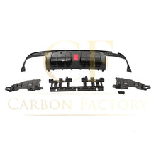 Load image into Gallery viewer, Brabus Style Gloss Black Rear Diffuser &amp; Exhaust Tips for Mercedes Benz W205 C Class &amp; C63 Saloon 15-21
