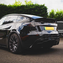 Load image into Gallery viewer, Competition Style Gloss Black Rear Diffuser for Tesla Model Y 19-24
