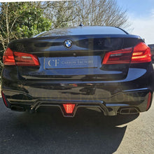 Load image into Gallery viewer, CS Style Gloss Black Rear Diffuser for BMW G30 G31 5 Series M Sport 17-24
