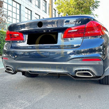 Load image into Gallery viewer, Gloss Black Rear Bumper Extension for BMW G30 G31 5 Series Pre-LCI M Sport 17-20
