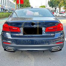 Load image into Gallery viewer, Gloss Black Rear Bumper Extension for BMW G30 G31 5 Series Pre-LCI M Sport 17-20
