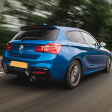 Load image into Gallery viewer, Gloss Black Rear Diffuser Dual Exhaust for BMW F20 1 Series LCI 15-19
