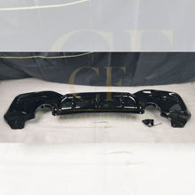 Load image into Gallery viewer, Gloss Black Rear Diffuser Dual Exhaust for BMW F20 1 Series LCI 15-19
