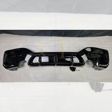 Load image into Gallery viewer, Gloss Black Rear Diffuser Dual Exhaust for BMW F20 1 Series LCI 15-19
