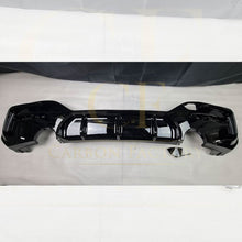 Load image into Gallery viewer, Gloss Black Rear Diffuser Dual Exhaust for BMW F20 1 Series LCI 15-19
