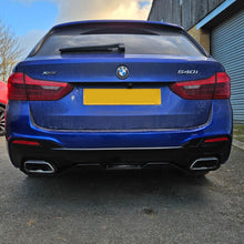Load image into Gallery viewer, Gloss Black Rear Diffuser for BMW G30 G31 5 Series M Sport 540 550 17-24
