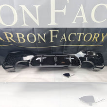 Load image into Gallery viewer, Gloss Black Rear Diffuser Quad Exhaust for BMW F20 1 Series LCI 15-19
