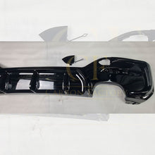 Load image into Gallery viewer, Gloss Black Rear Diffuser Quad Exhaust for BMW F20 1 Series LCI 15-19
