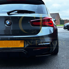 Load image into Gallery viewer, Gloss Black Rear Diffuser Twin Exhaust for BMW F20 1 Series LCI 15-19

