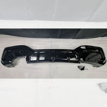 Load image into Gallery viewer, Gloss Black Rear Diffuser Twin Exhaust for BMW F20 1 Series LCI 15-19
