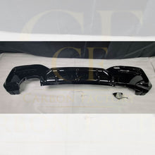 Load image into Gallery viewer, Gloss Black Rear Diffuser Twin Exhaust for BMW F20 1 Series LCI 15-19
