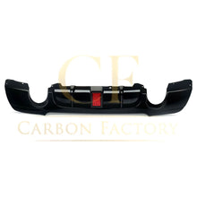 Load image into Gallery viewer, LED Style Gloss Black Rear Diffuser Dual Exhaust for BMW E90 E91 3 Series 05-13
