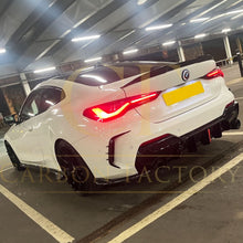 Load image into Gallery viewer, LED Style Gloss Black Rear Diffuser for BMW 4 Series G22 G23 20-Present
