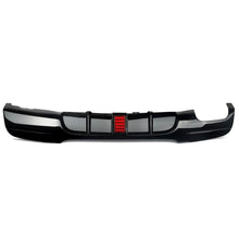 Load image into Gallery viewer, LED Style Gloss Black Rear Diffuser Twin Exhaust for BMW E92 E93 3 Series 05-13
