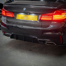 Load image into Gallery viewer, M5 Style Gloss Black Rear Diffuser for BMW G30 G31 5 Series M Sport 17-24
